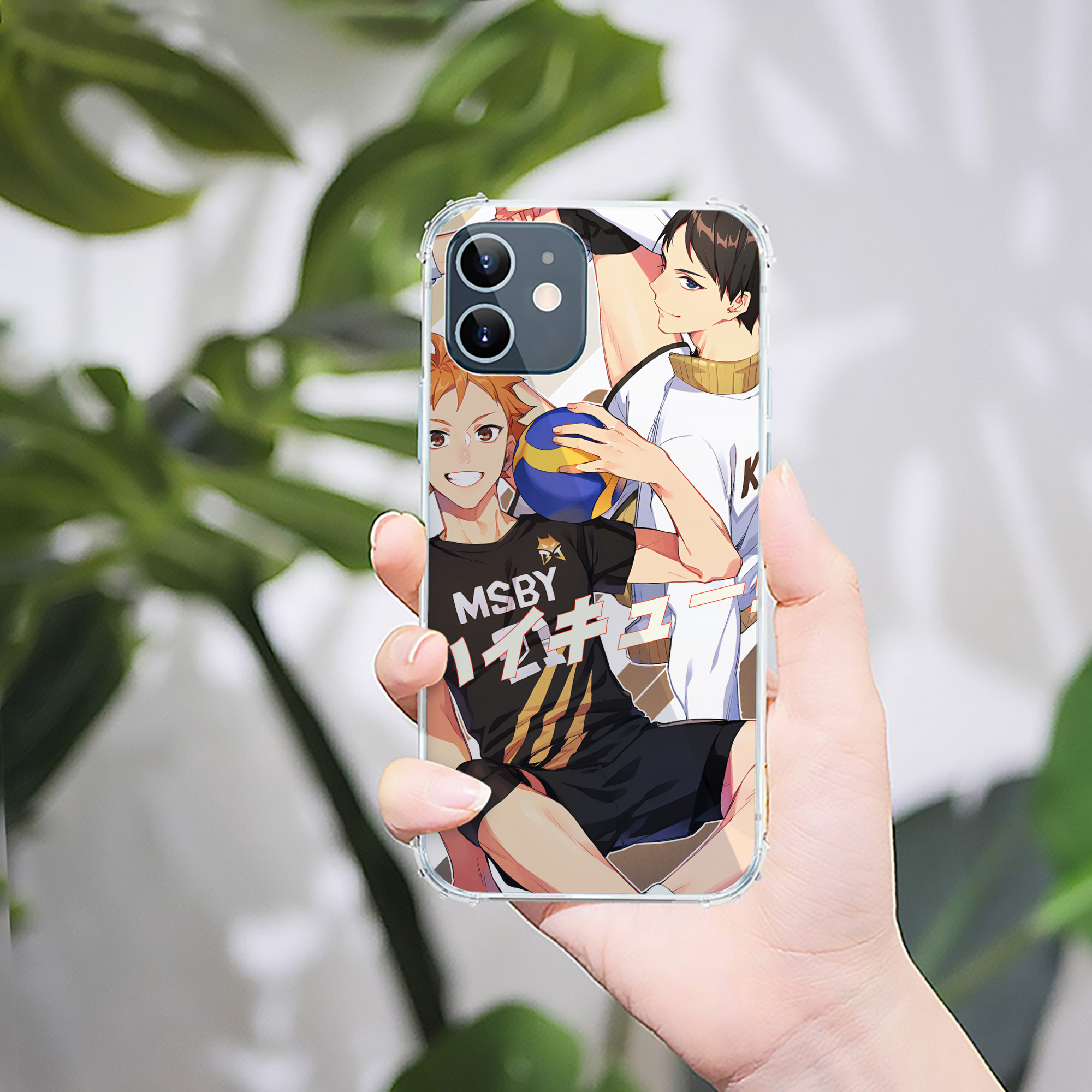 （画像用） ハイキュー!! Haikyu!! 【iPhone 12シリーズ対応】透明スマホケース（クリアソフトケース）